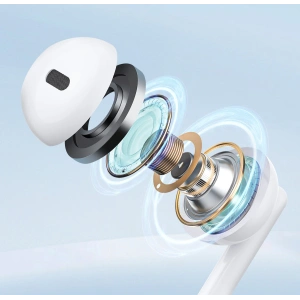 Joyroom JR-EW01 mini jack Earphones with controller white