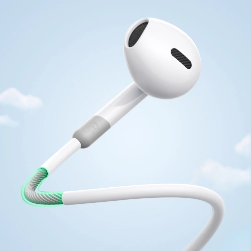 Buy Joyroom JR-EW01 mini jack Earphones with controller white - JYR779 - {ean13} - Home Screen Store Europe