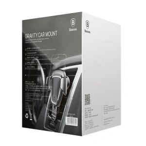 Buy Baseus Gravity Car Mount Air Vent Black - BSU105BLK - {ean13} - Home Screen Store Europe