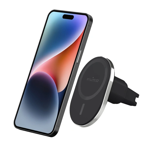 Kup Automobilový držák s bezdrátovou nabíječkou MagSafe PURO MagPro Car Holder (černý) - PUR722 - {ean13} - Sklep Home Screen