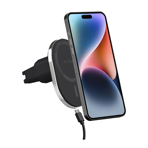 Kup Automobilový držák s bezdrátovou nabíječkou MagSafe PURO MagPro Car Holder (černý) - PUR722 - {ean13} - Sklep Home Screen