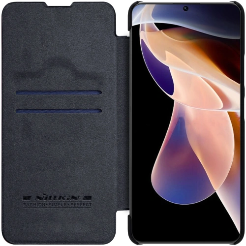 Kup [OUTLET] Etui Nillkin Qin Xiaomi Mi11i HyperCharge czarny - OT-530 - {ean13} - Sklep Home Screen