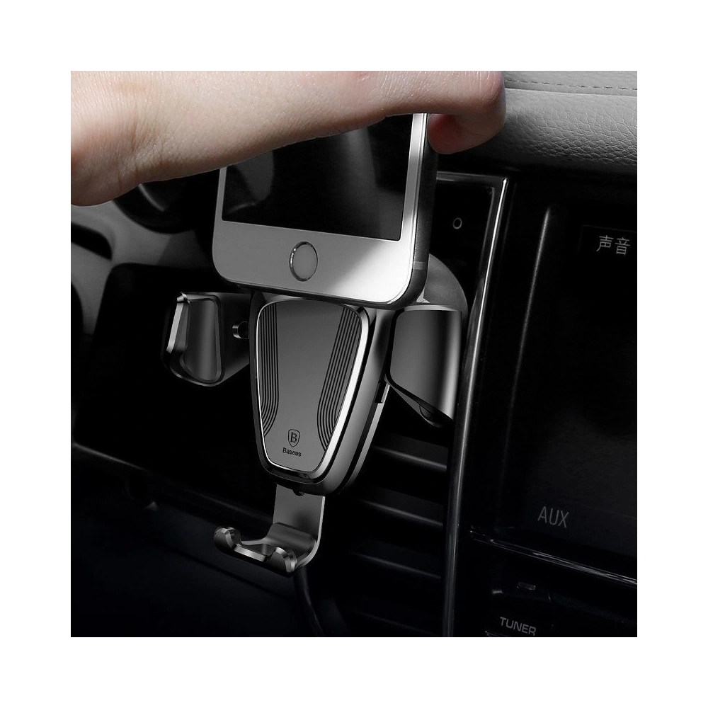 Uchwyt grawitacyjny Baseus na kratkę nawiewu czarny