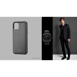 Kup [OUTLET] Etui Moshi iGlaze Apple iPhone 11 Pro Max (system SnapTo) (Armour Black) - OT-531 - {ean13} - Sklep Home Screen