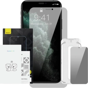 Kup Baseus 0.3mm Apple Gehärtetes Glas Kristall Privatsphäre Schutz iPhone XS/X - BSU4511 - {ean13} - Sklep Home Screen