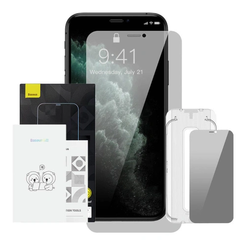 Kup Baseus 0.3mm Apple Gehärtetes Glas Kristall Privatsphäre Schutz iPhone XS/X - BSU4511 - {ean13} - Sklep Home Screen