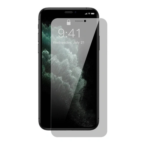 Kup Baseus 0.3mm Apple Gehärtetes Glas Kristall Privatsphäre Schutz iPhone XS/X - BSU4511 - {ean13} - Sklep Home Screen