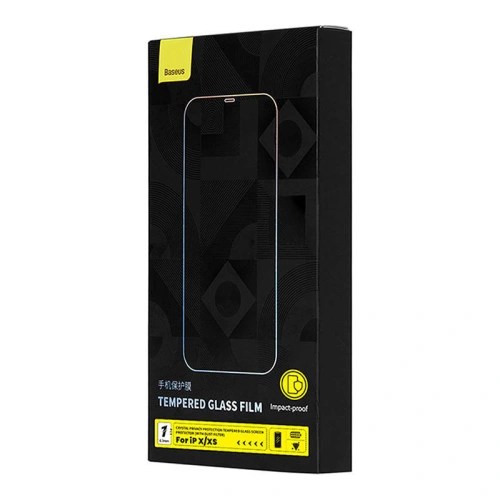 Kup Baseus 0.3mm Apple Gehärtetes Glas Kristall Privatsphäre Schutz iPhone XS/X - BSU4511 - {ean13} - Sklep Home Screen