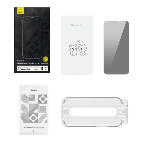 Kup Edzett üveg Baseus Crystal Privacy Protection 0.3mm Apple iPhone 11/XR - BSU4512 - {ean13} - Sklep Home Screen