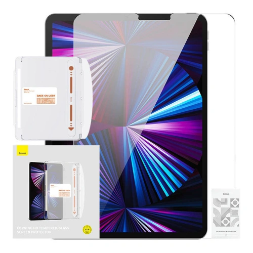 Kup Baseus Apple Sticlă dură Corning 0,4 mm iPad Pro 12.9 2018/2020/2021/2022 (generațiile a 3-a, a 4-a, a 5-a și a 6-a) - BSU4516 - {ean13} - Sklep Home Screen