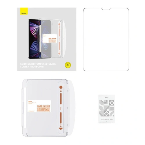 Kup Baseus Apple Sticlă dură Corning 0,4 mm iPad Pro 12.9 2018/2020/2021/2022 (generațiile a 3-a, a 4-a, a 5-a și a 6-a) - BSU4516 - {ean13} - Sklep Home Screen