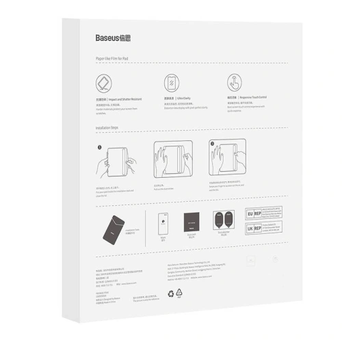 Kup Baseus Apple Sticlă dură Corning 0,4 mm iPad Pro 12.9 2018/2020/2021/2022 (generațiile a 3-a, a 4-a, a 5-a și a 6-a) - BSU4516 - {ean13} - Sklep Home Screen