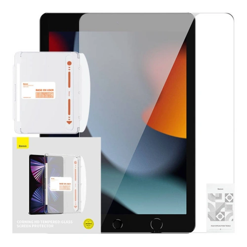 Kup Tvrzené sklo Baseus Corning 0.4 mm Apple iPad 10.2 2019/2020/2021 (7, 8, 9 gen)/iPad Air 10.5 2019 (3 gen) - BSU4517 - {ean13} - Sklep Home Screen