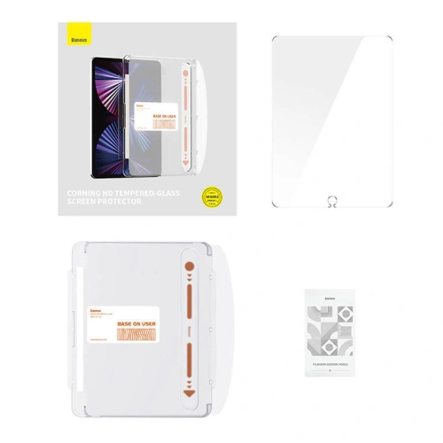 Kup Szkło hartowane Baseus Corning 0.4 mm Apple iPad 10.2 2019/2020/2021 (7, 8, 9 gen)/iPad Air 10.5 2019 (3 gen) - BSU4517 - {ean13} - Sklep Home Screen