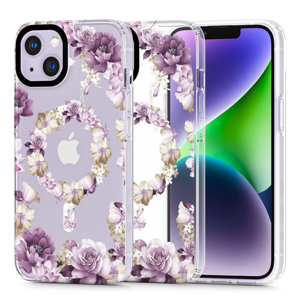 Etui Tech-Protect Magmood MagSafe Apple iPhone 14 Rose Floral