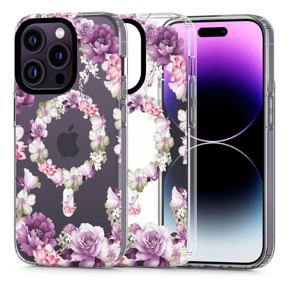 Etui Tech-Protect Magmood MagSafe Apple iPhone 13 Pro Rose Floral