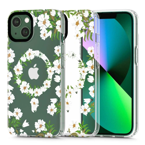 Kup Tech-Protect Apple Tasche Magmood MagSafe iPhone 13 mini Weiß Daisy - THP2158 - {ean13} - Sklep Home Screen