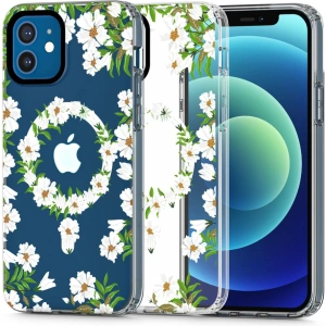 Kup Etui Tech-Protect Magmood MagSafe Apple iPhone 12/12 Pro White Daisy - THP2161 - {ean13} - Sklep Home Screen