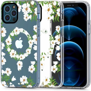 Etui Tech-Protect Magmood MagSafe Apple iPhone 12/12 Pro White Daisy