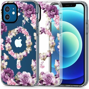 Kup Etui Tech-Protect Magmood MagSafe Apple iPhone 12/12 Pro Rose Floral - THP2162 - {ean13} - Sklep Home Screen