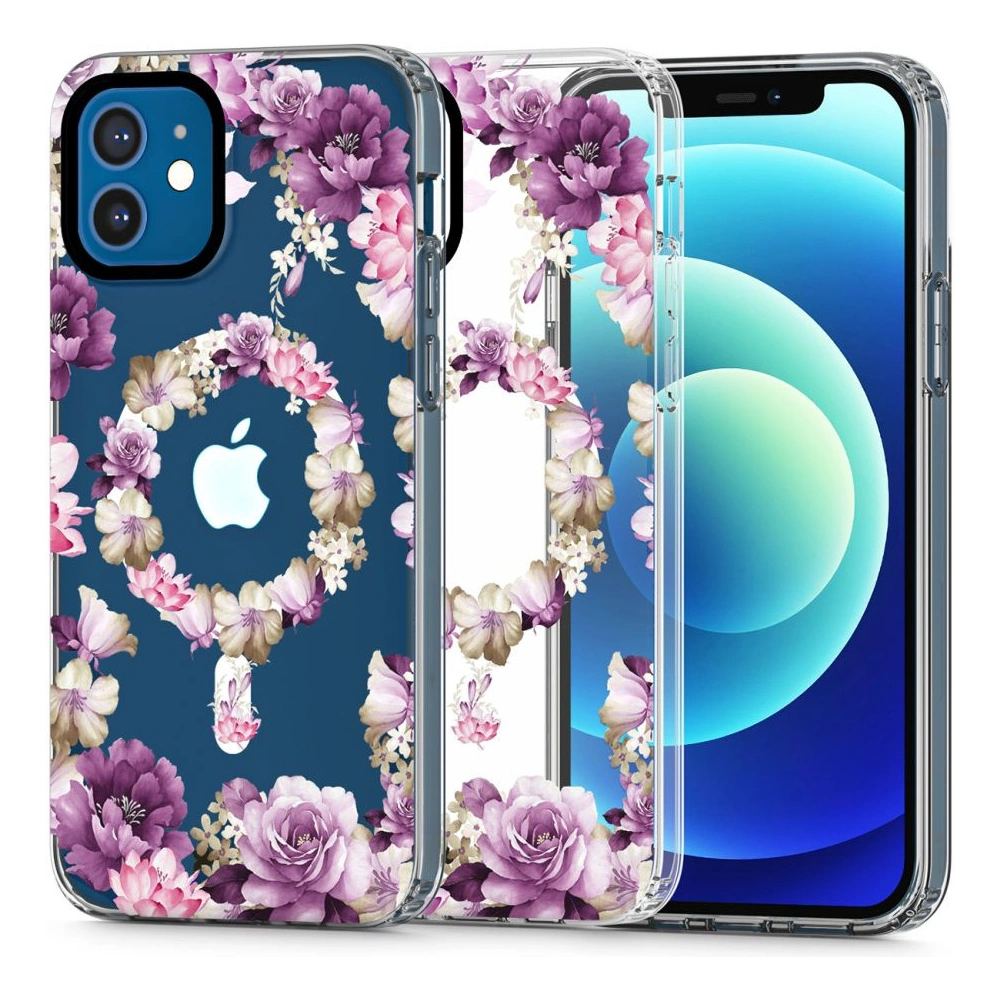 Etui Tech-Protect Magmood MagSafe Apple iPhone 12/12 Pro Rose Floral