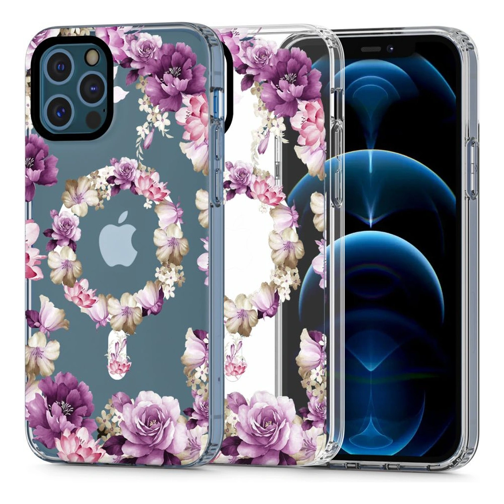 Etui Tech-Protect Magmood MagSafe Apple iPhone 12/12 Pro Rose Floral