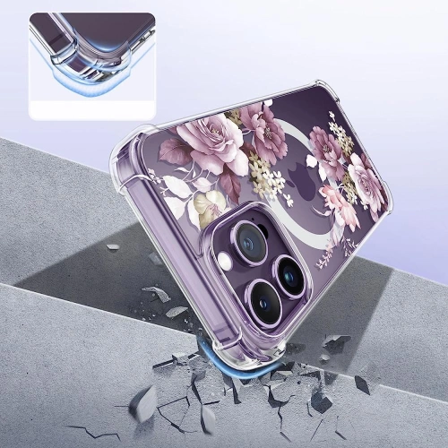 Kup Etui Tech-Protect Magmood MagSafe Apple iPhone 12/12 Pro Rózsás Virág - THP2162 - {ean13} - Sklep Home Screen