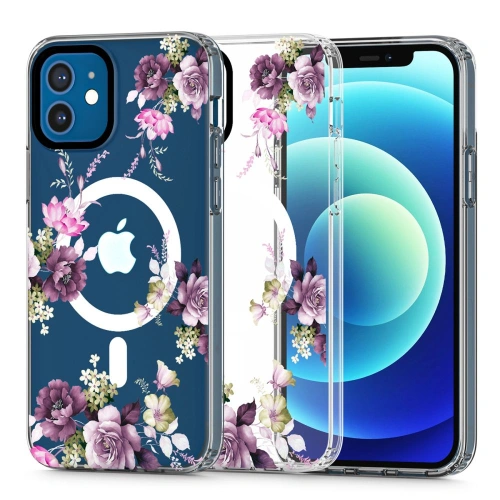 Kup Etui Tech-Protect Magmood MagSafe Apple iPhone 12/12 Pro Spring Floral - THP2163 - {ean13} - Sklep Home Screen