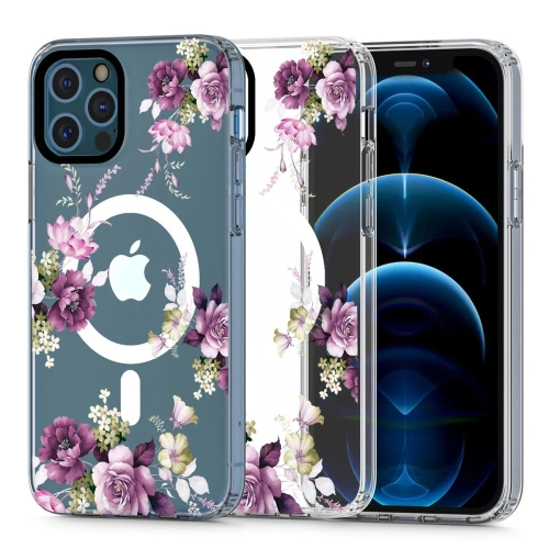 Kup Etui Tech-Protect Magmood MagSafe Apple iPhone 12/12 Pro Spring Floral - THP2163 - {ean13} - Sklep Home Screen