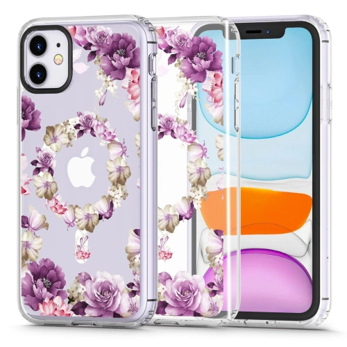 Kup Tech-Protect Apple Husă Magmood MagSafe iPhone 11 Rose Floral - THP2165 - {ean13} - Sklep Home Screen