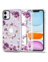 Etui Tech-Protect Magmood MagSafe Apple iPhone 11 Růžová květinová