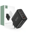 Tech-Protect Încărcător de rețea NC100W-GaN Încărcător de rețea cu 4 porturi PD 100W QC 3.0 Negru