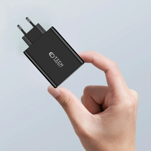 Kup Ładowarka sieciowa Tech-Protect NC100W-GaN 4-port Network Charger PD 100W QC 3.0 Black - THP2168 - {ean13} - Sklep Home Screen