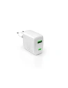 Kup PURO MiniPro Încărcător de perete GaN USB-C/USB-A 65W PD (alb) - PUR723 - {ean13} - Sklep Home Screen