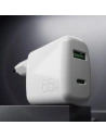 Kup PURO MiniPro Încărcător de perete GaN USB-C/USB-A 65W PD (alb) - PUR723 - {ean13} - Sklep Home Screen