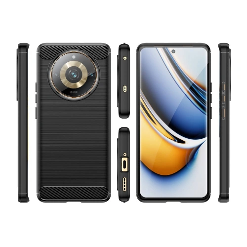 Kup Etui Tech-Protect TPUCarbon Realme 11 Pro 5G/11 Pro+ Plus 5G Černé - THP2172 - {ean13} - Sklep Home Screen