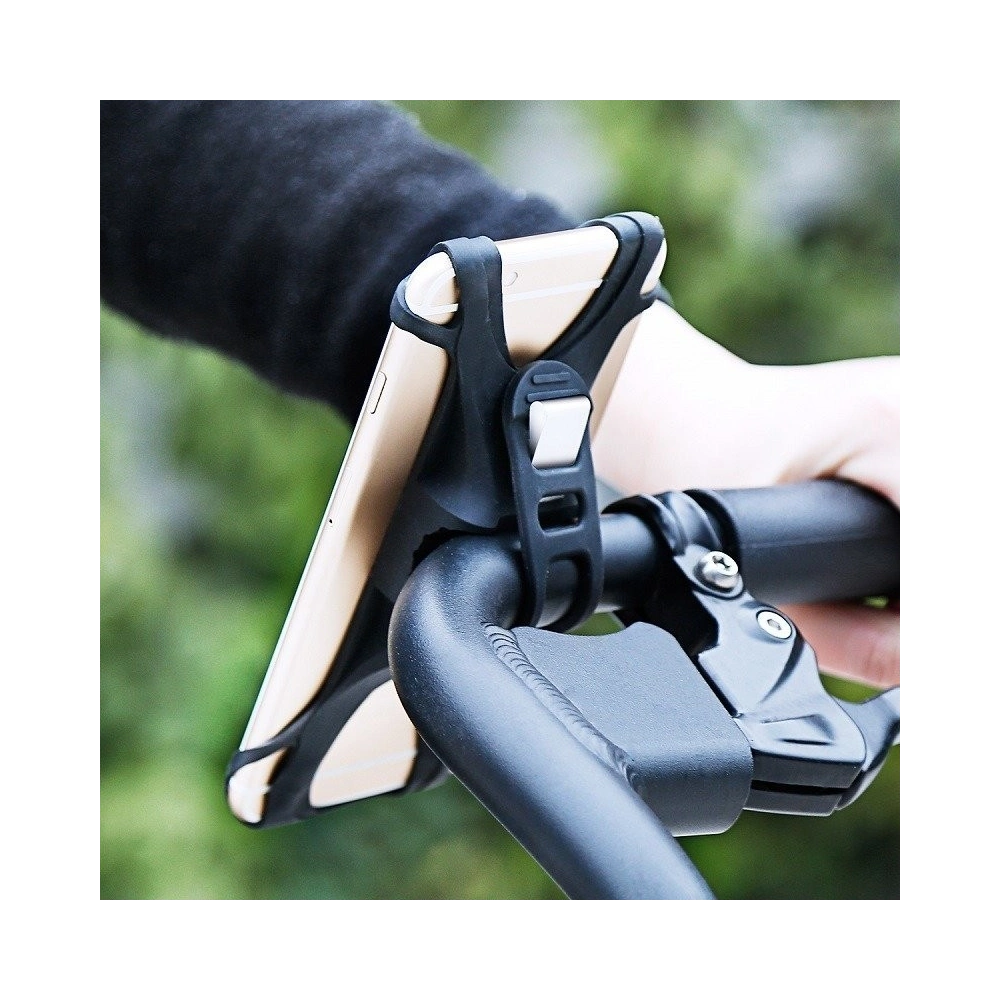 Uchwyt rowerowy Baseus Miracle do telefonów - czarny