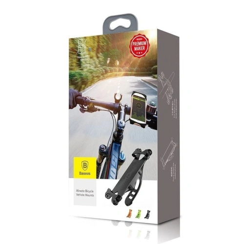 Kup Fahrradhalterung Baseus Miracle für Telefone - schwarz - BSU111BLK - {ean13} - Sklep Home Screen