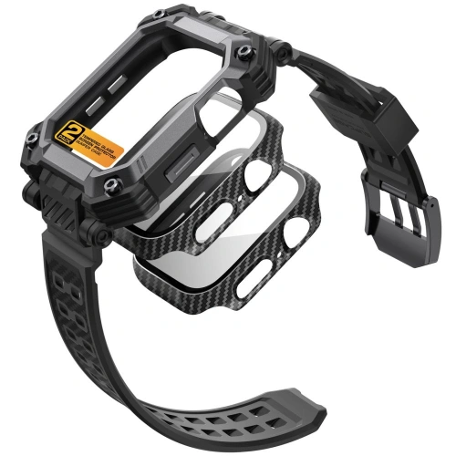 Kup Sada pouzdra + sklo Supcase Unicorn Beetle Pro Apple Watch 4/5/6/7/SE/8/9 44/45mm Černá - SPC367 - {ean13} - Sklep Home Screen