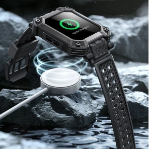 Kup Set husă + sticlă Supcase Unicorn Beetle Pro Apple Watch 4/5/6/7/SE/8/9 44/45mm Negru - SPC367 - {ean13} - Sklep Home Screen