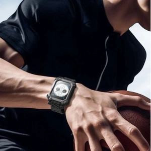 Kup Set husă + sticlă Supcase Unicorn Beetle Pro Apple Watch 4/5/6/7/SE/8/9 44/45mm Negru - SPC367 - {ean13} - Sklep Home Screen