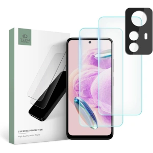 Kup Tech-Protect Xiaomi Gehärtetes Glas + für Kameralinsen Supreme Set Redmi Note 12s Klar [2+1 PACK] - THP2173 - {ean13} - Sklep Home Screen