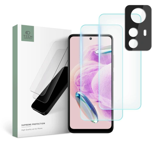Buy Tech-Protect Supreme Set Xiaomi Redmi Note 12s Clear [2+1 PACK] - THP2173 - {ean13} - Home Screen Store Europe