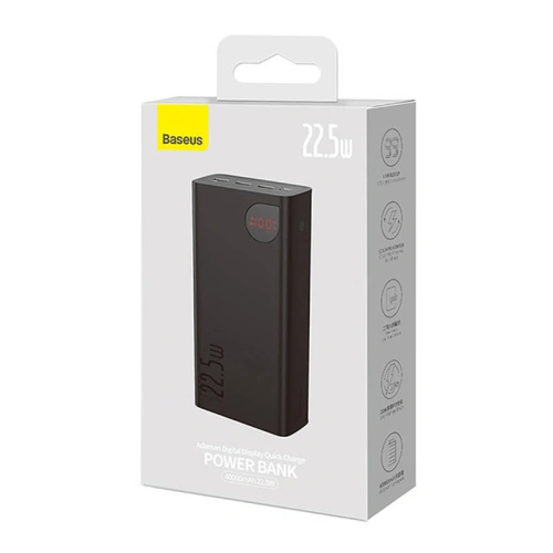 Kup Baseus Powerbank Adaman 40000mAh 22.5W (schwarz) - BSU4519 - {ean13} - Sklep Home Screen