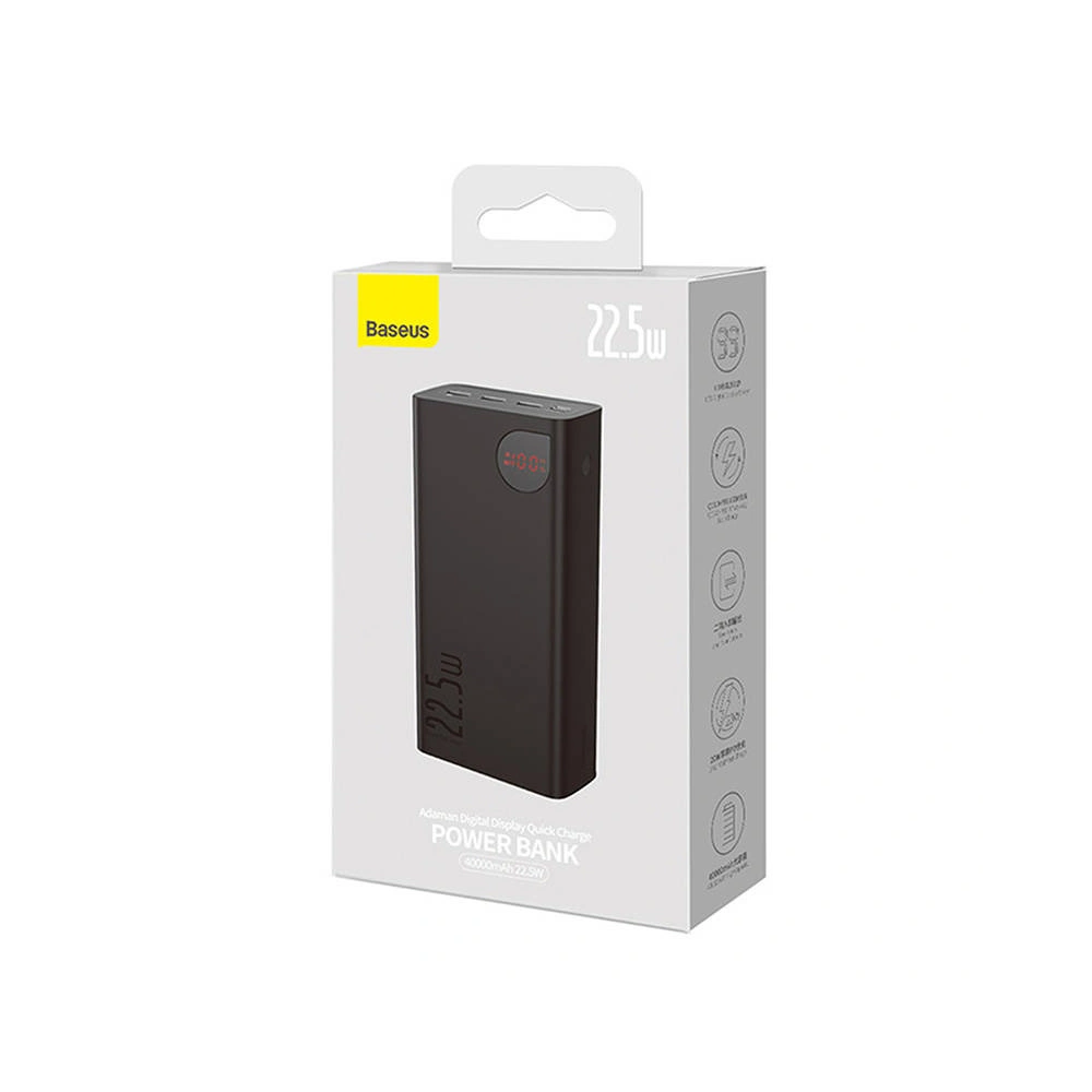 Powerbank Baseus Adaman 40000mAh 22,5W (czarny)