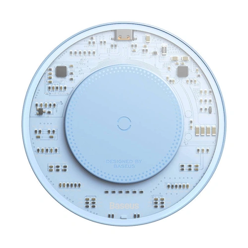 Kup Baseus Încărcător wireless Simple 2 15W + cablu USB-C/USB-C (albastru) - BSU4520 - {ean13} - Sklep Home Screen