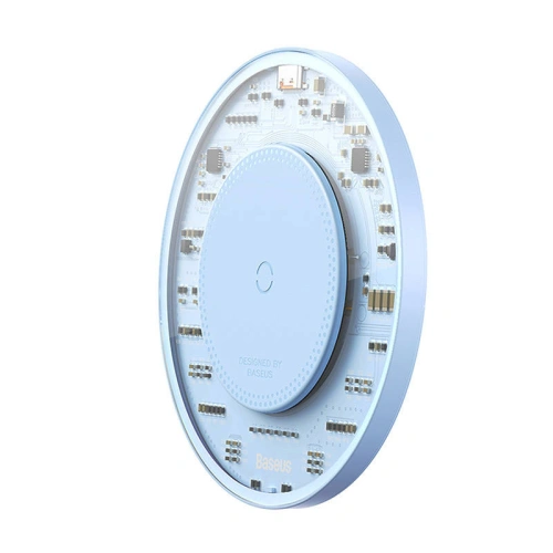 Kup Baseus Încărcător wireless Simple 2 15W + cablu USB-C/USB-C (albastru) - BSU4520 - {ean13} - Sklep Home Screen