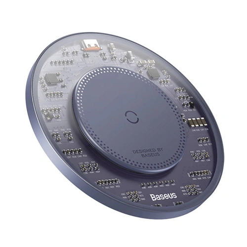 Kup Baseus Încărcător wireless Simple 2 15W + cablu USB-C/USB-C (violet) - BSU4521 - {ean13} - Sklep Home Screen