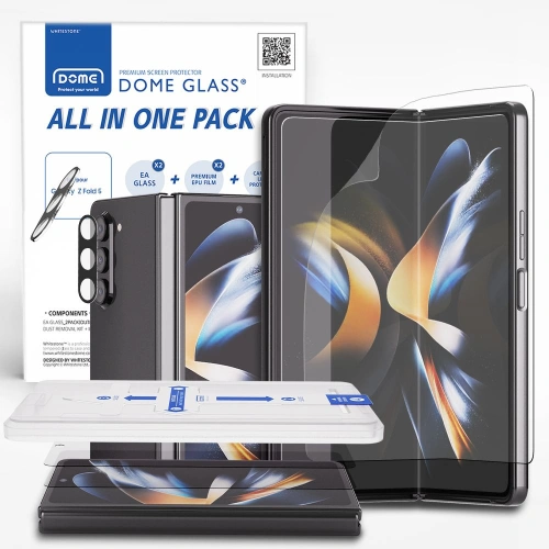 Buy Whitestone All-in-one Samsung Galaxy Z Fold 5 Clear [2+2+2 PACK] - WSD85 - {ean13} - Home Screen Store Europe