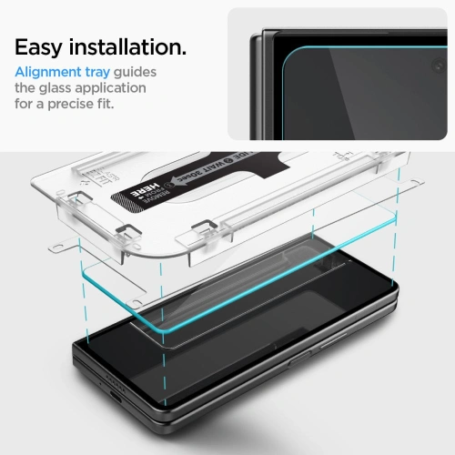 Kup Spigen Samsung Gehärtetes Glas Glas.tr ez Fit Galaxy Z Fold 5 Klar [2 PACK] - SPN2895 - {ean13} - Sklep Home Screen